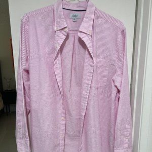 Men's Searsucker long sleeve shirt